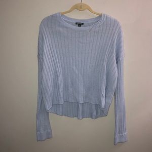 Blue Sweater Crop